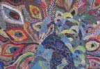 Struttin Peacock mosaic art