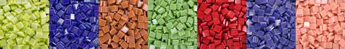recycled glass mosaic tile Elementile 12mm