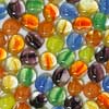 assorted cats eye glass gems mosaic tile