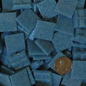PALE DENIM 150 glass mosaic tiles