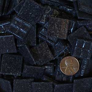 SLATE BLUE 150 glass mosaic tiles