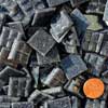SLATE BLUE 150 glass mosaic tiles