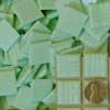 Creme de Menthe glass mosaic tile kc331