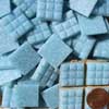 Wedgewood Blue glass mosaic tile kc275