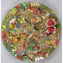 Melissa Miller pique assiette mosaic art