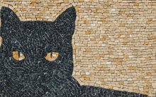 Sandra Groeneveld cat mosaic art